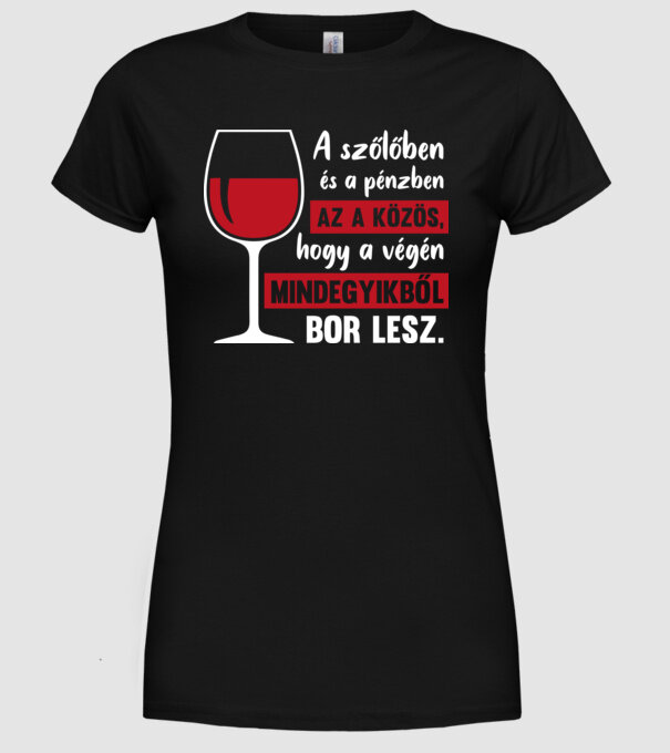  minta fekete pólón