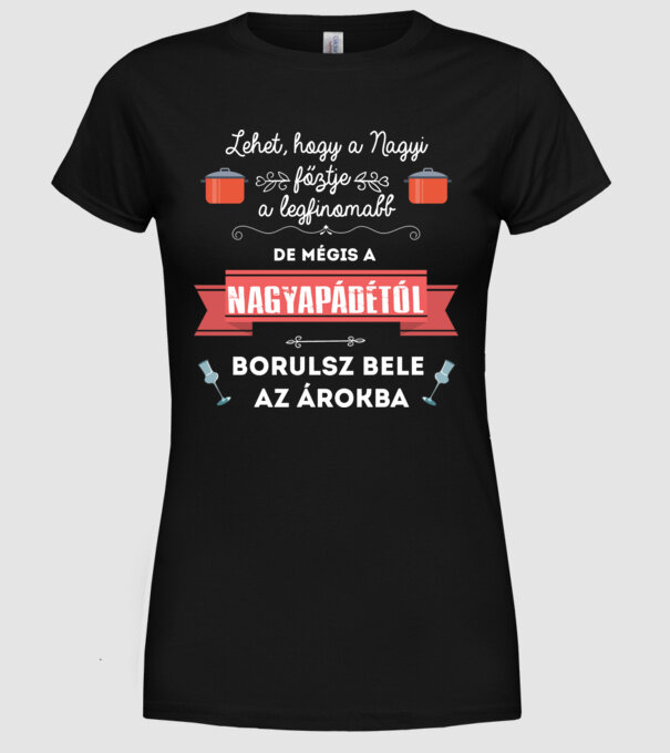  minta fekete pólón