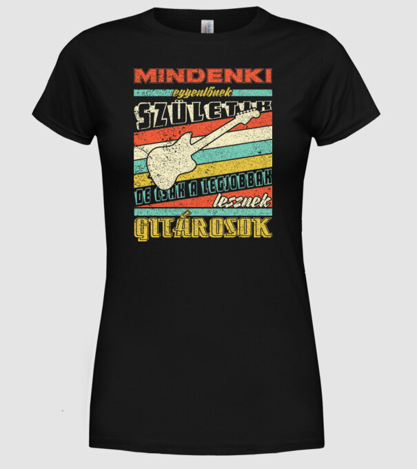  minta fekete pólón