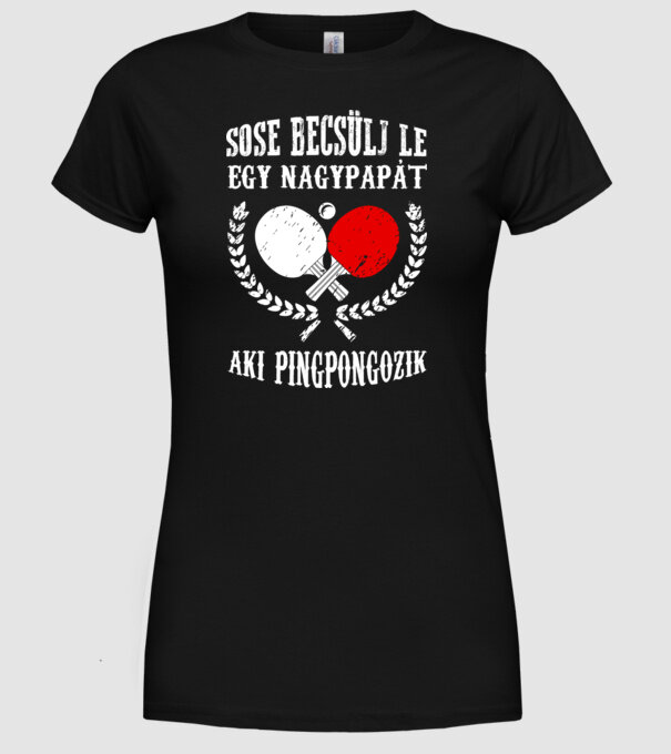  minta fekete pólón