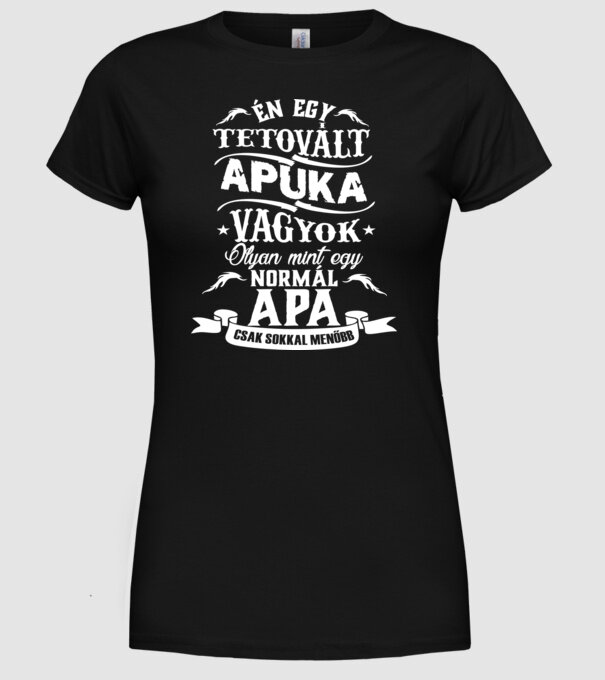  minta fekete pólón