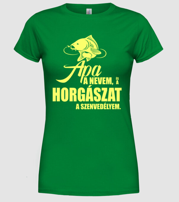  minta zöld pólón
