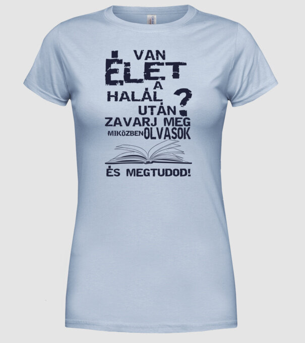  minta világoskék pólón