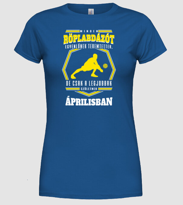  minta királykék pólón
