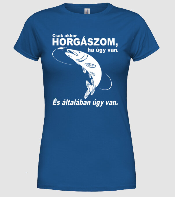  minta királykék pólón