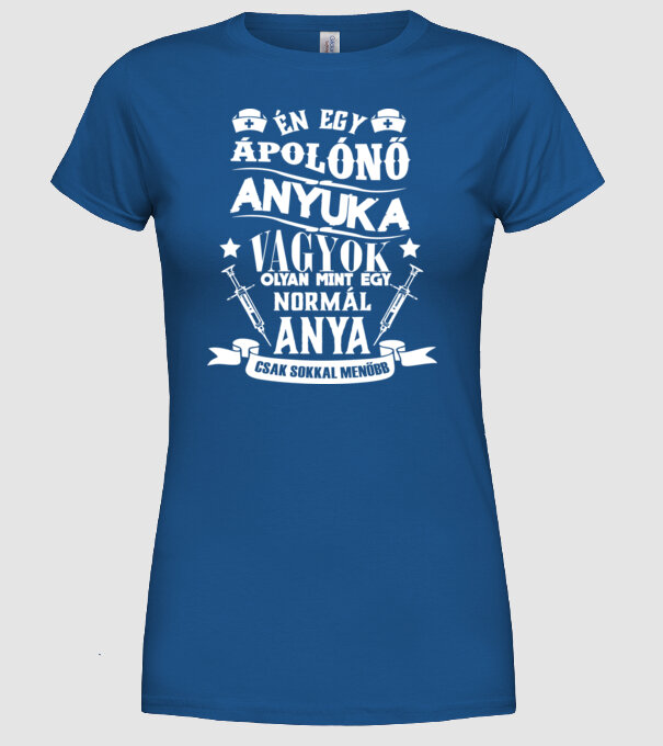  minta királykék pólón