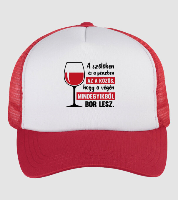  minta fehér/piros pólón