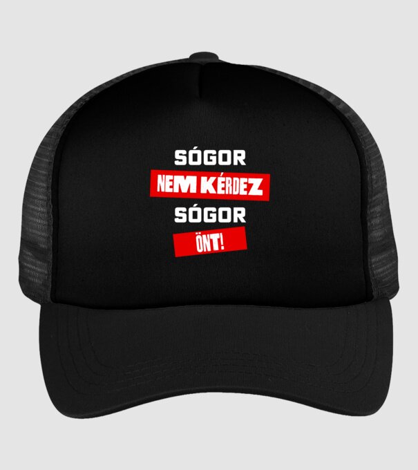  minta fekete pólón