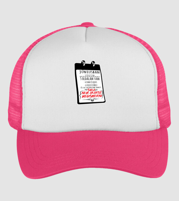  minta neonpink pólón