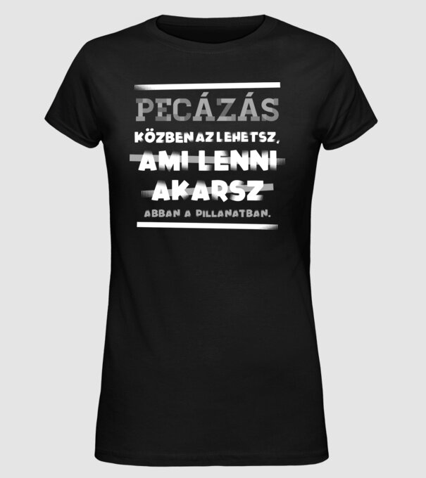  minta fekete pólón