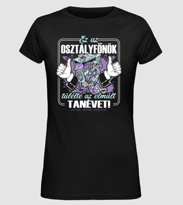  minta fekete pólón