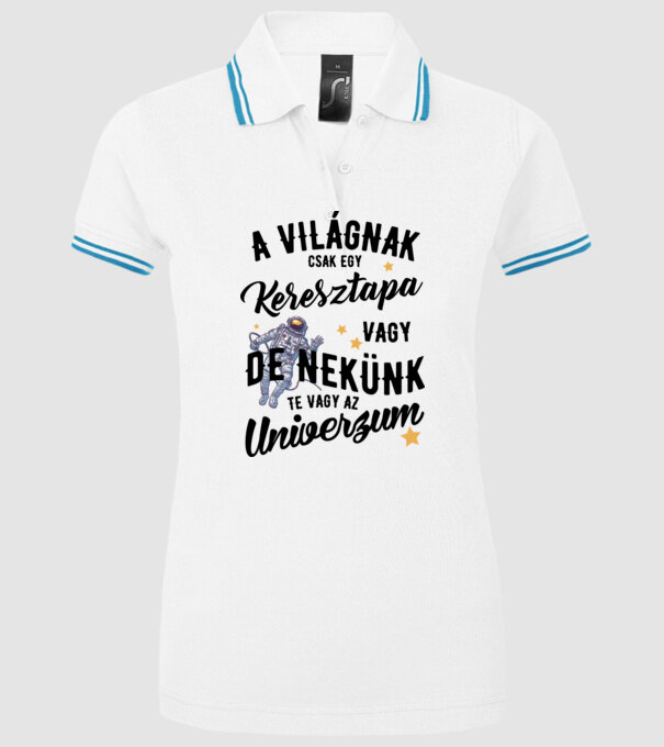 minta fehér pólón
