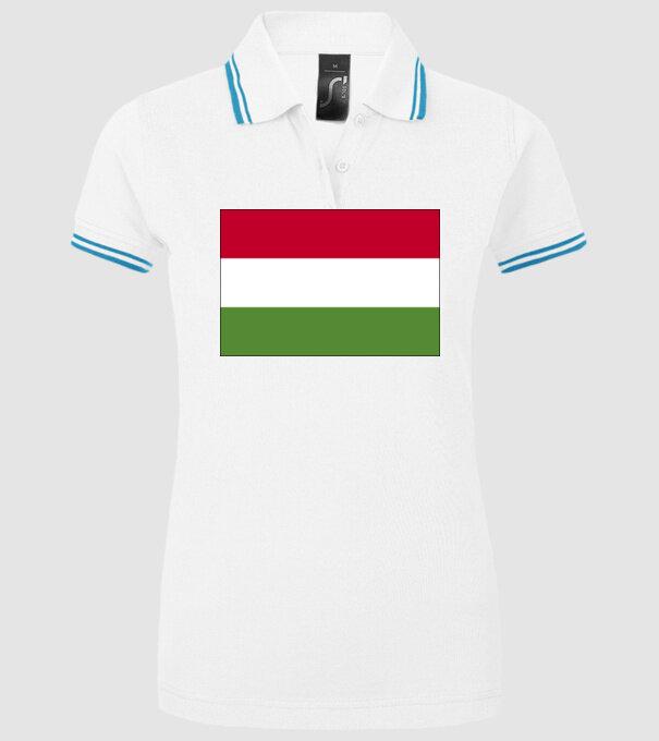  minta fehér pólón