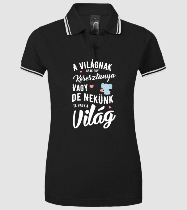  minta fekete pólón