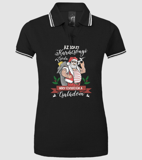  minta fekete pólón