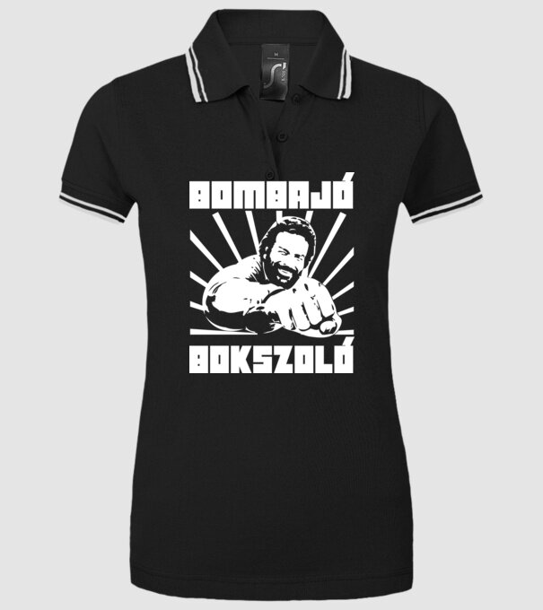  minta fekete pólón