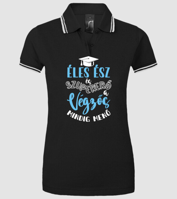  minta fekete pólón