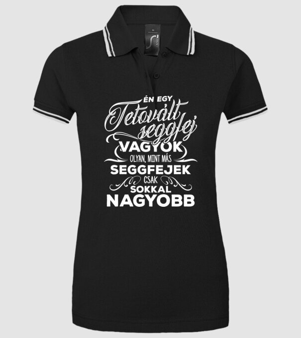  minta fekete pólón