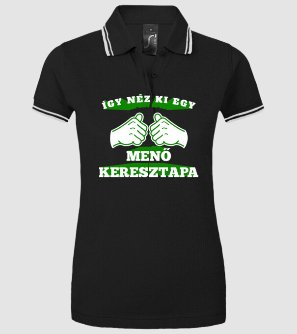  minta fekete pólón