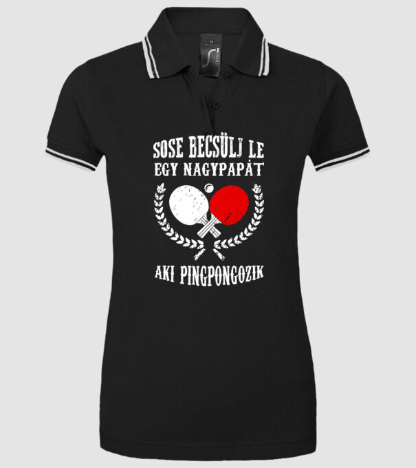  minta fekete pólón