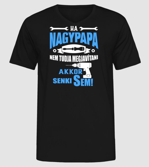  minta fekete pólón