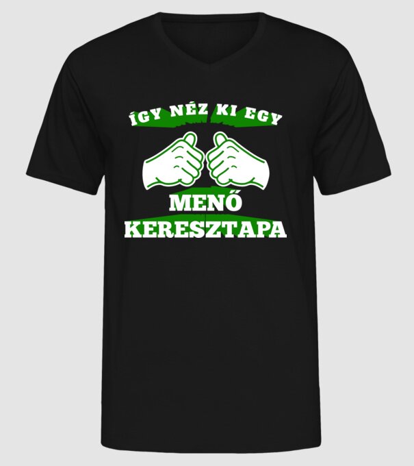  minta fekete pólón