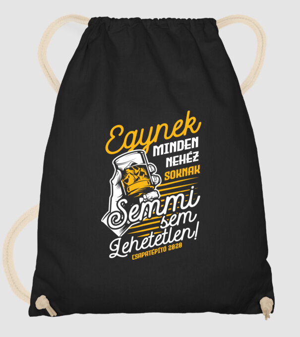  minta fekete pólón