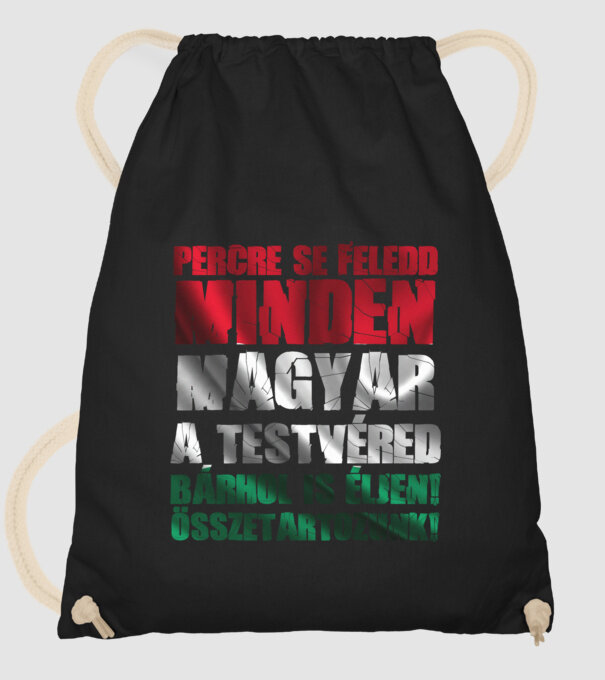  minta fekete pólón