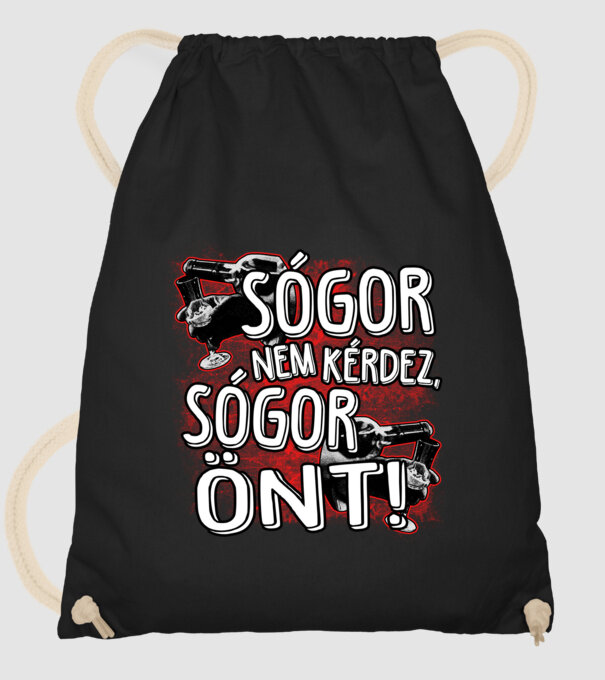  minta fekete pólón