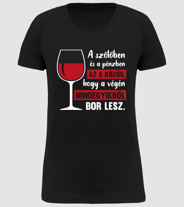  minta fekete pólón