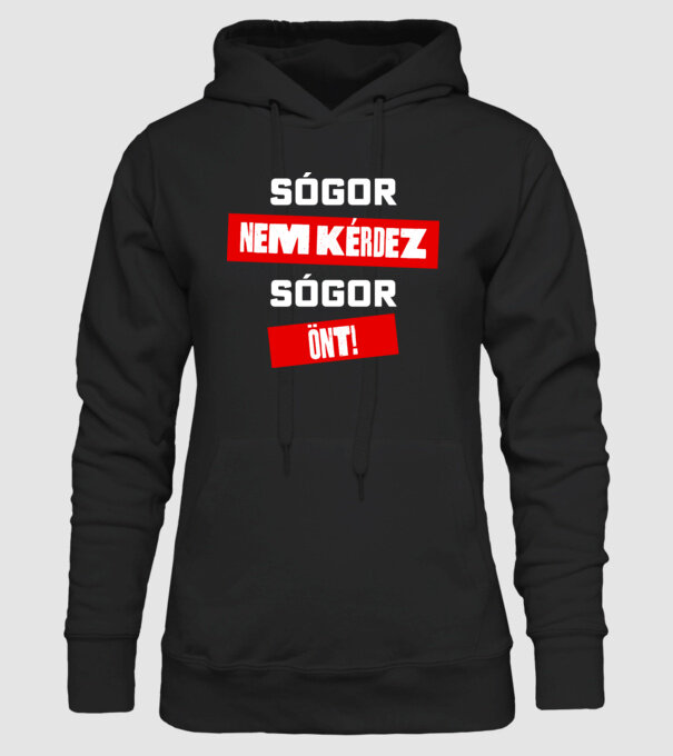  minta fekete pólón