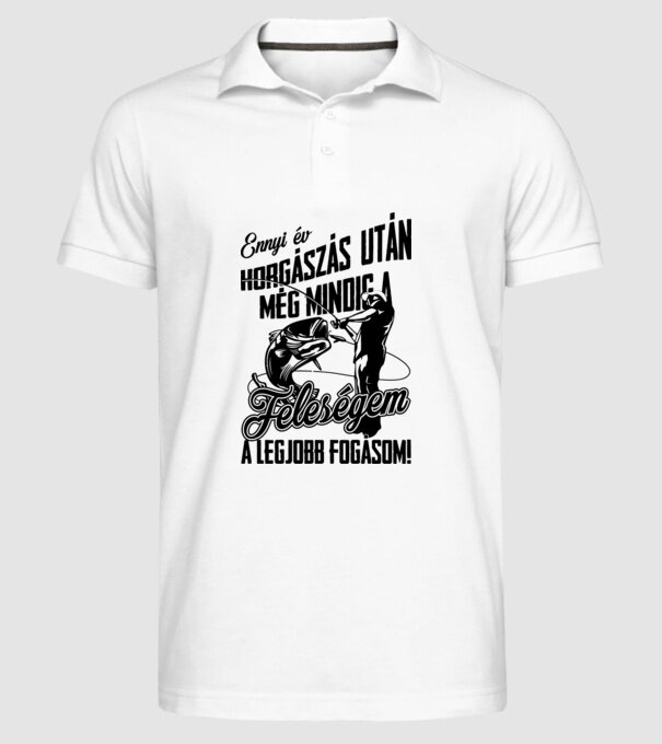  minta fehér pólón