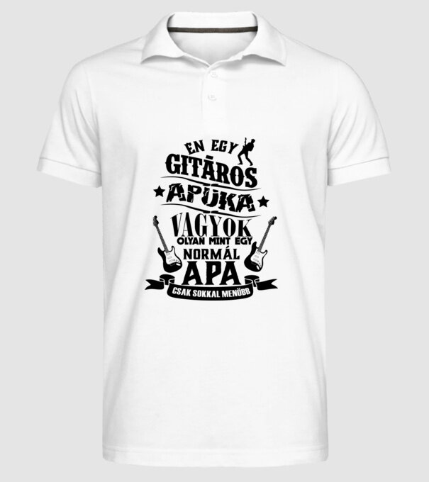  minta fehér pólón