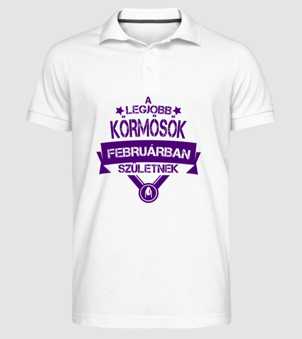 minta fehér pólón