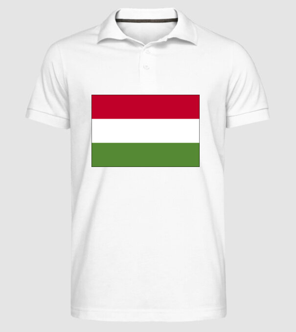  minta fehér pólón