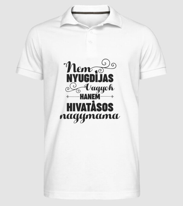  minta fehér pólón