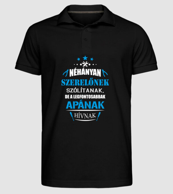  minta fekete pólón