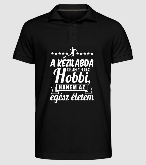  minta fekete pólón