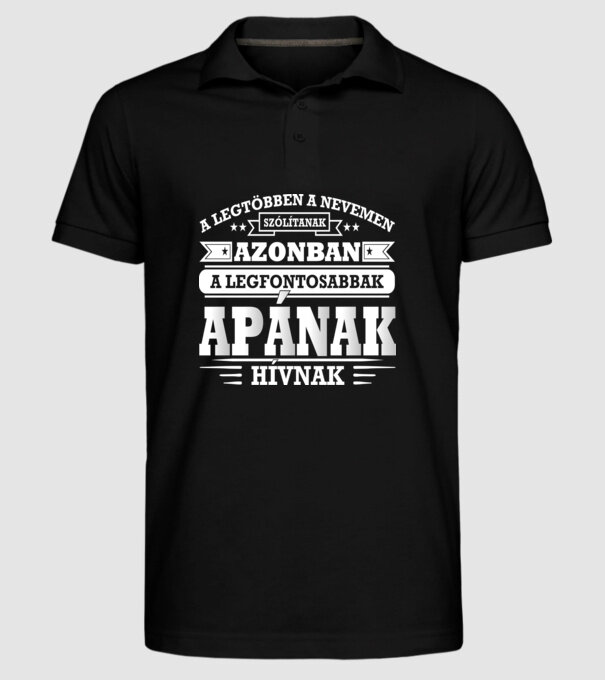  minta fekete pólón