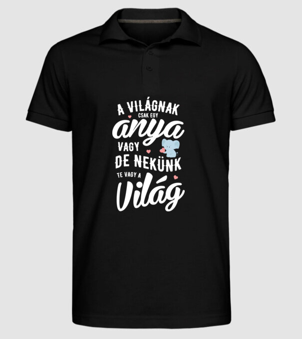  minta fekete pólón