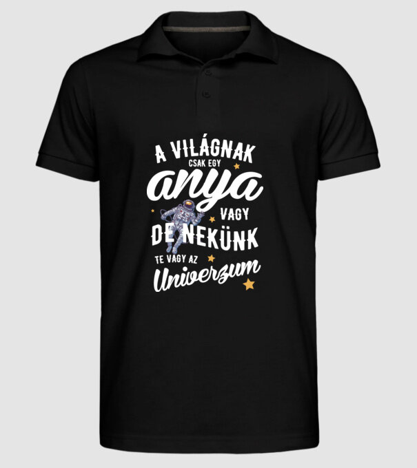  minta fekete pólón