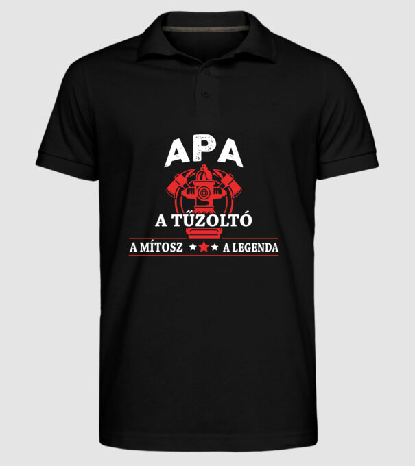 minta fekete pólón