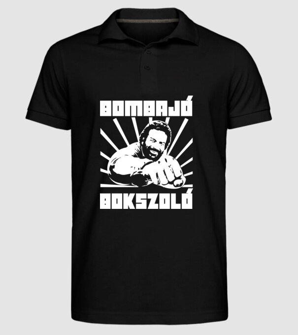  minta fekete pólón