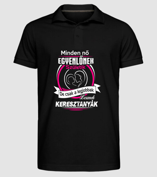  minta fekete pólón