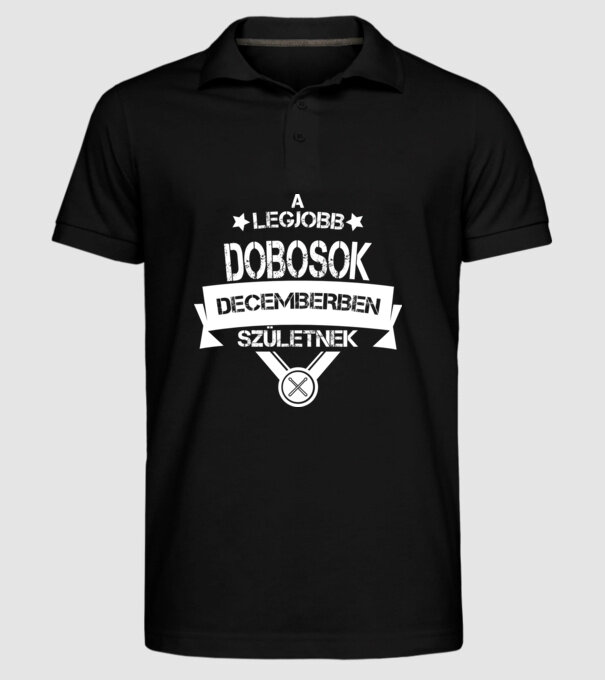  minta fekete pólón