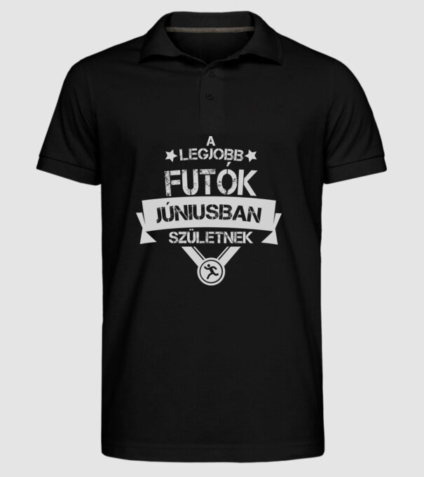  minta fekete pólón