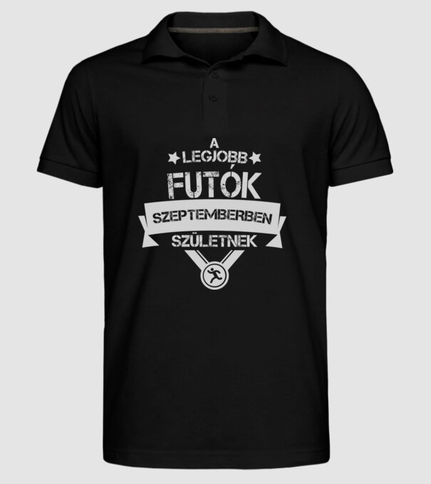  minta fekete pólón