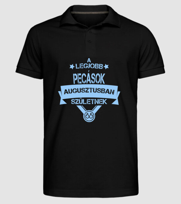  minta fekete pólón