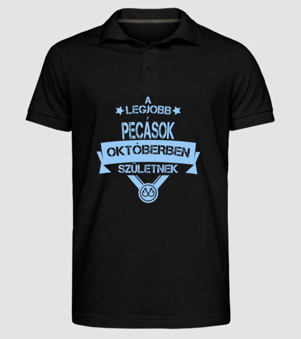  minta fekete pólón