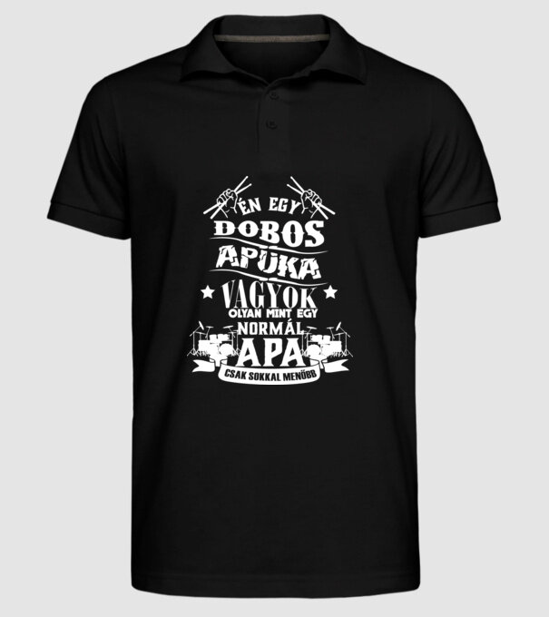  minta fekete pólón